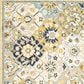 Oriental Weavers Alfresco Floral 28406 10" x 13" Blue Area Rug, , large