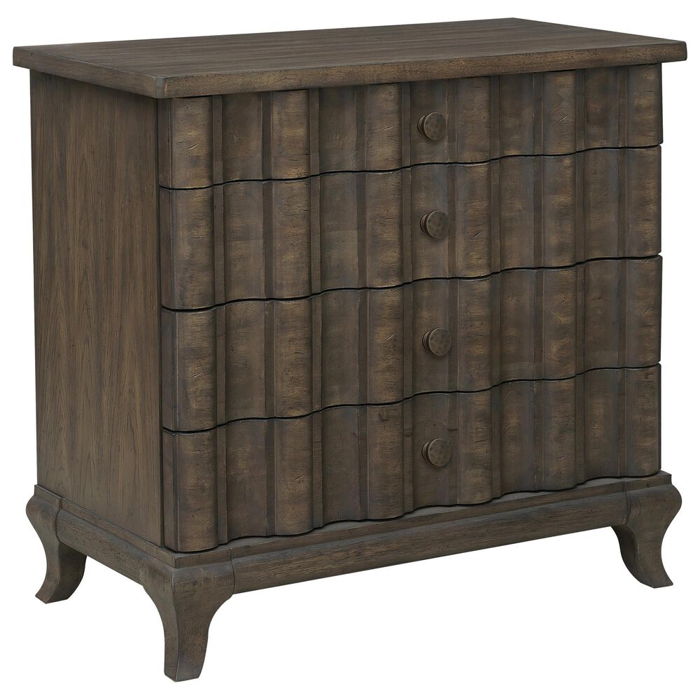 Klaussner Hometown 4-Drawer Bedside Chest in Espresso, , large