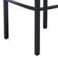 GatherCraft Seville Patio 22" Square End Table in Black, , large