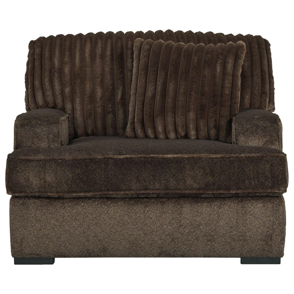 Ashley Aylesworth Chair and a Half in Chocolate, , large