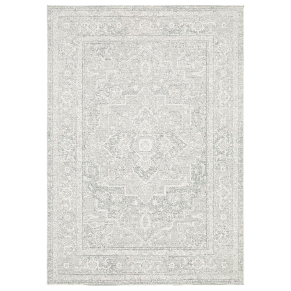 Oriental Weavers Lauren LRN07 Gray 9"10" x 12"6" Area Rug, , large