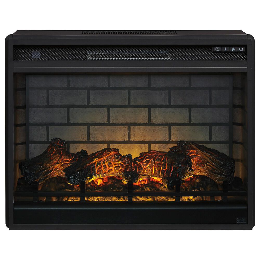 Signature Design by Ashley Electric Infrared Fireplace Insert in Black, , large