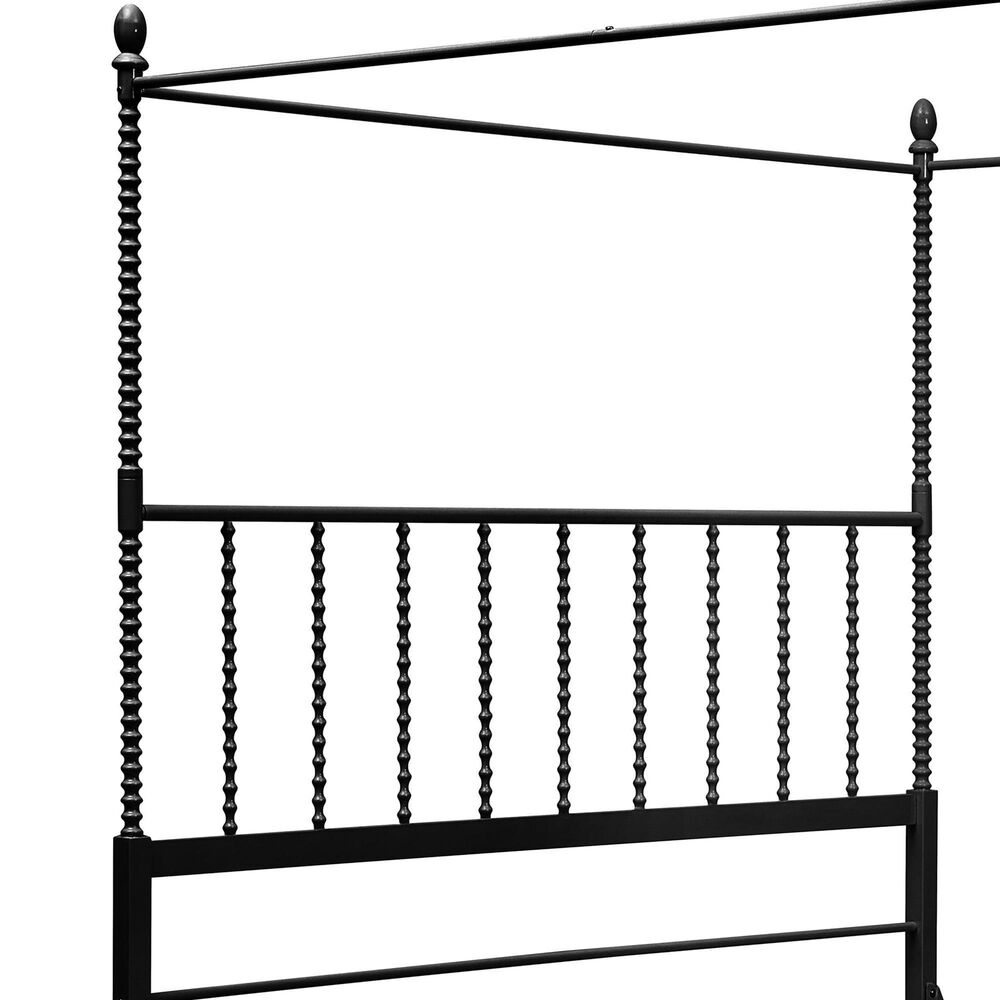 Furniture of America Elliot King Canopy Bed in Black, , large