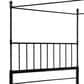 Furniture of America Elliot King Canopy Bed in Black, , large