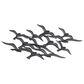 Maple and Jade 23" 48" Flying Flock of Bird Wall Decor in Distressed White, , large