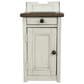 Ashley Bolanburg Chairside Table with USB in Weathered Oak and Antique White, , large