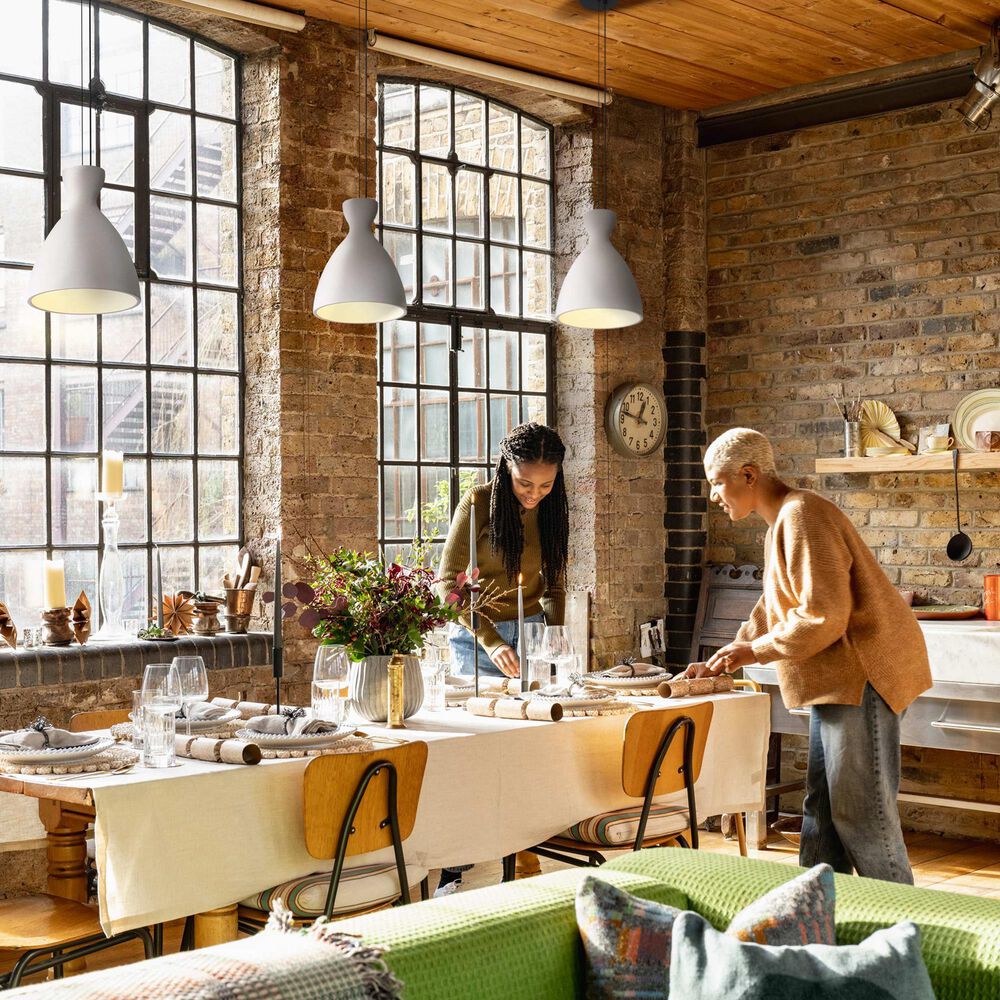 Golden Lighting Aethera 10" 1-Light LED Pendant in White Sandstone, , large