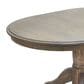 INTERCON Colonial Oak 5-Piece Round Dining Set in Weathered Chestnut, , large