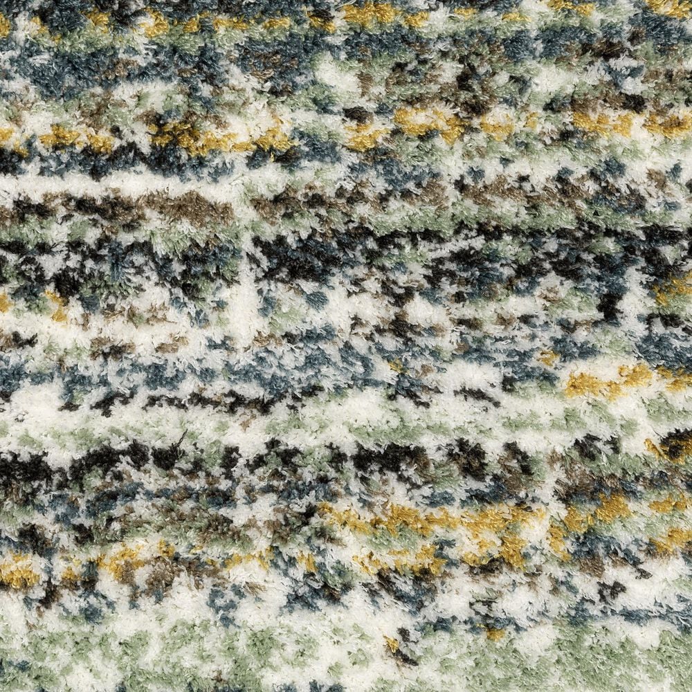 Oriental Weavers Galileo GAL07 Green and Blue 5&#39;3&quot; x 7&#39;6&quot; Area Rug, , large