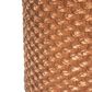 Hearth and Haven Evie Outdoor Round Side Table with Basket Weave Pattern in Brown, , large