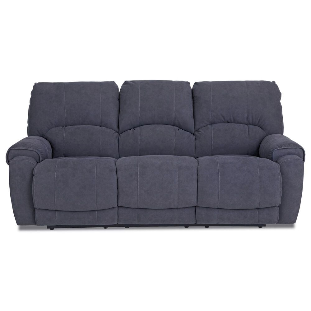 HomeStretch Showtime Power Reclining Sofa with Drop Down Table in Graphite, , large