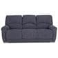 HomeStretch Showtime Power Reclining Sofa with Drop Down Table in Graphite, , large
