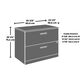 Sauder Affirm 6-Piece Commercial Office Desk Suite in Hudson Elm, , large