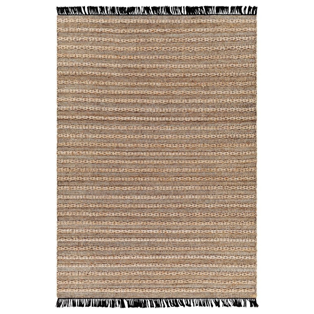 Surya Azalea 5" x 7"6" Taupe, Brown, Black and Charcoal Area Rug, , large