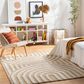 Surya Rodos RDO2331 5"3" x 7" Mustard, White, Peach Area Rug, , large