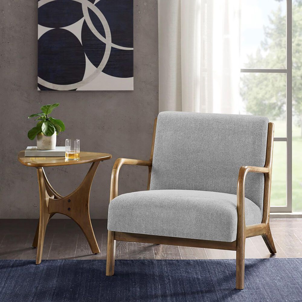 Hampton Park Novak Lounge Chair in Grey and Elm, , large