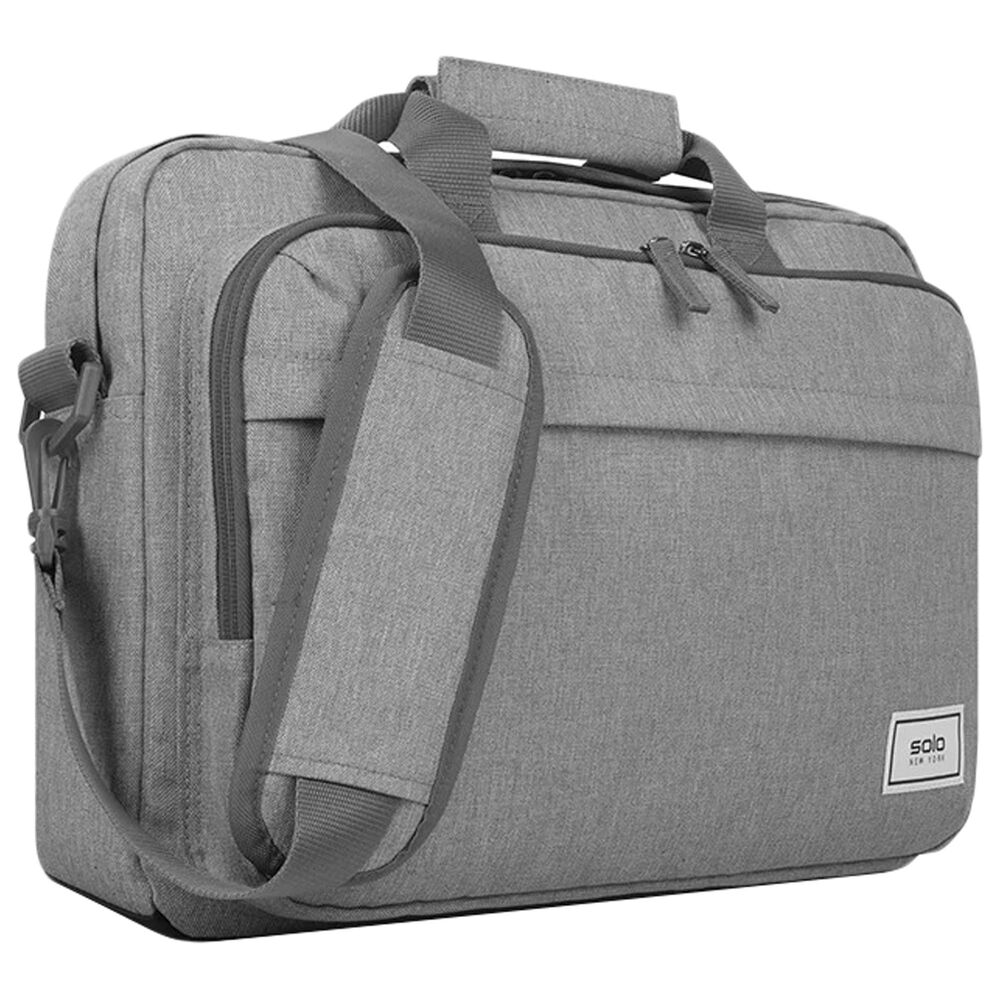 Solo New Briefcase for 11&quot; - 15.6&quot; Laptop in Gray, , large