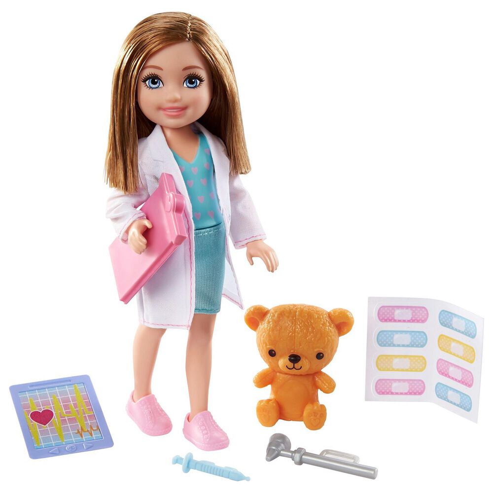 Barbie Chelsea Can Be Career Doll with Doctor Doll and Related Accessories, , large