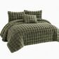 Hallmart Collectibles Bubble 4-Piece Queen Comforter Set in Green, , large