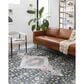 Loloi II Skye SKY-02 9" x 12" Charcoal Area Rug, , large