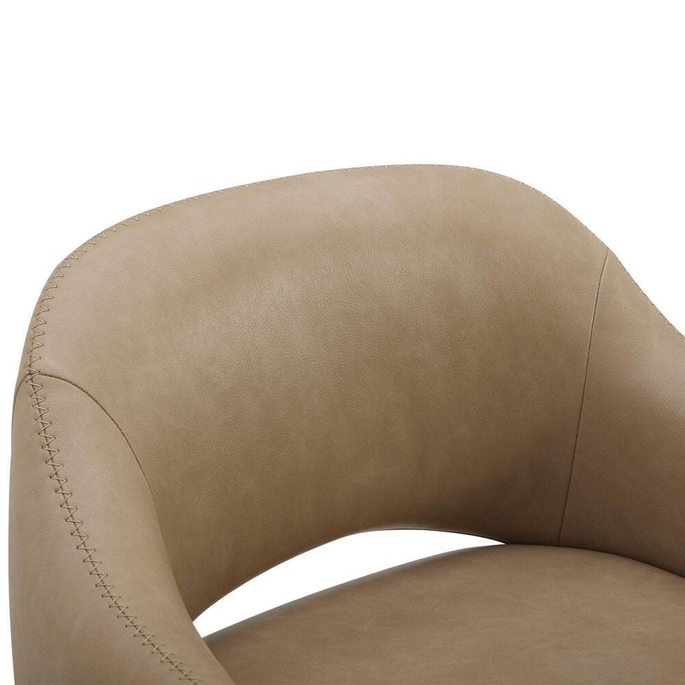 Kuka Home Lachlan Counter Chair in Brown, , large