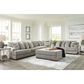 Ashley Bayless 4- Piece Sectional in Bayless Smoke, , large