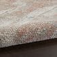 Nourison Rustic Textures Light Grey and Rust 6" x 9" Area Rug, , large