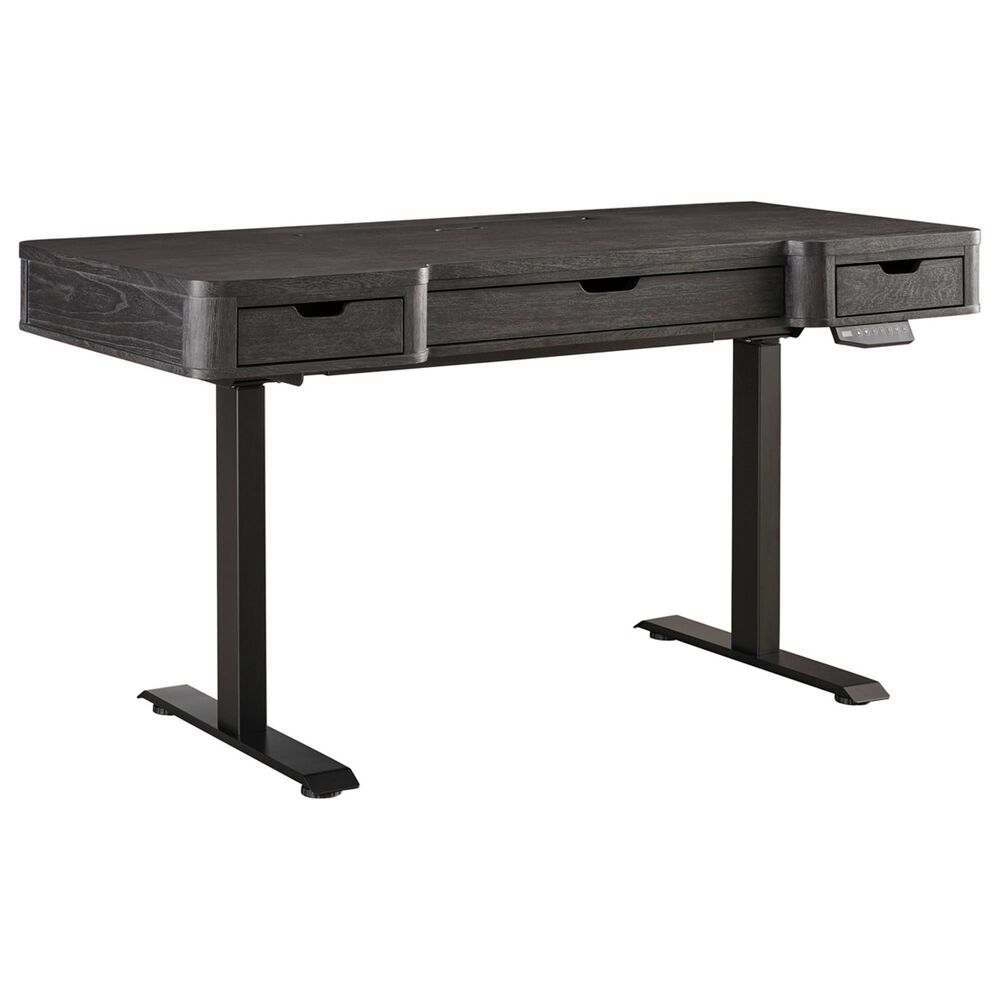 Riva Ridge Sloane Sit with Stand Desk in Mink and Black, , large