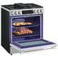 LG 6.3 Cu. Ft. Smart Gas Slide-In Range with ProBake Convection InstaView and Air Fry in PrintProof Stainless Steel, , large