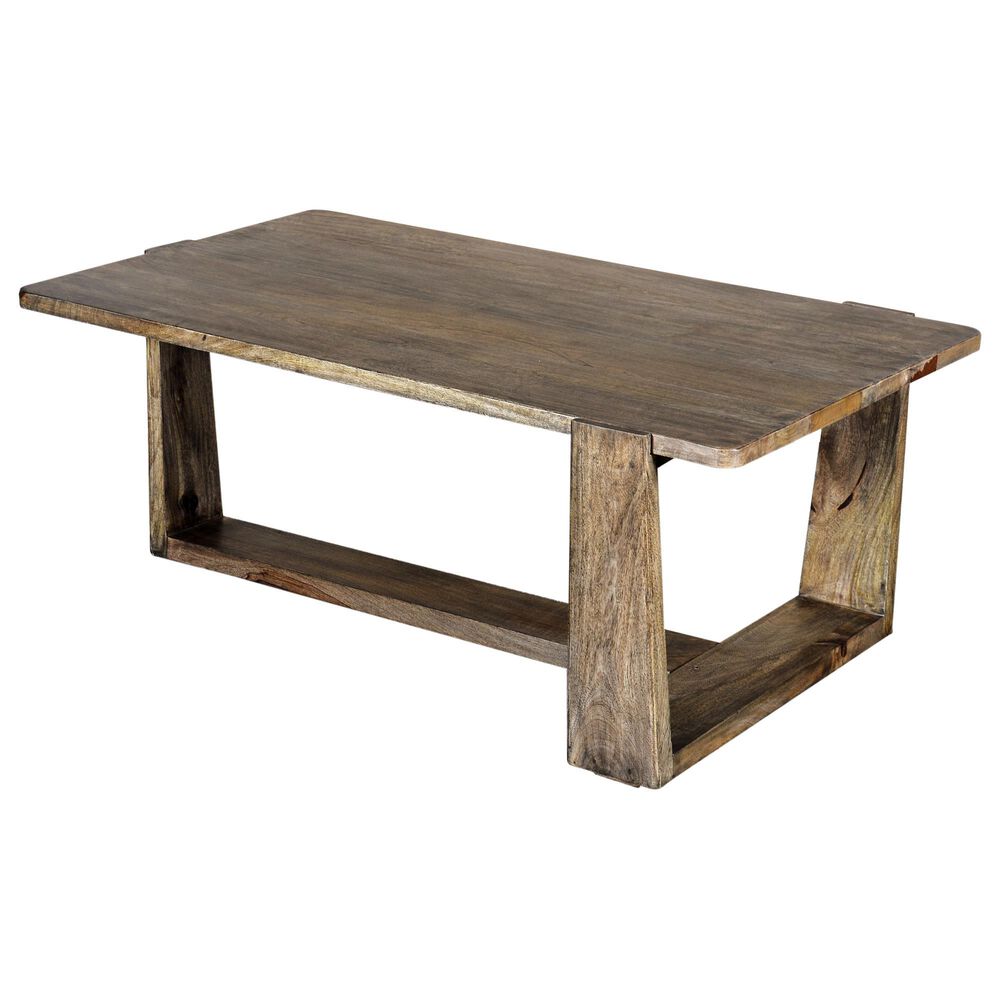 Crestview Collection Bengal Manor Tri-Leg Cocktail Table in Brown, , large