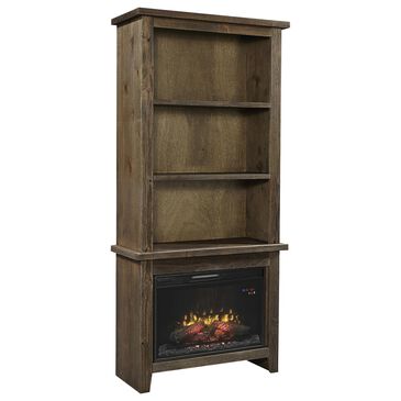 Riva Ridge Alder Grove 74" Fireplace Display Case in Brindle, , large