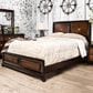 Furniture of America Nichols Full Panel Bed in Acacia/Walnut, , large