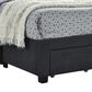 Pacific Landing Soledad Full Upholstered Storage Bed in Grey, , large
