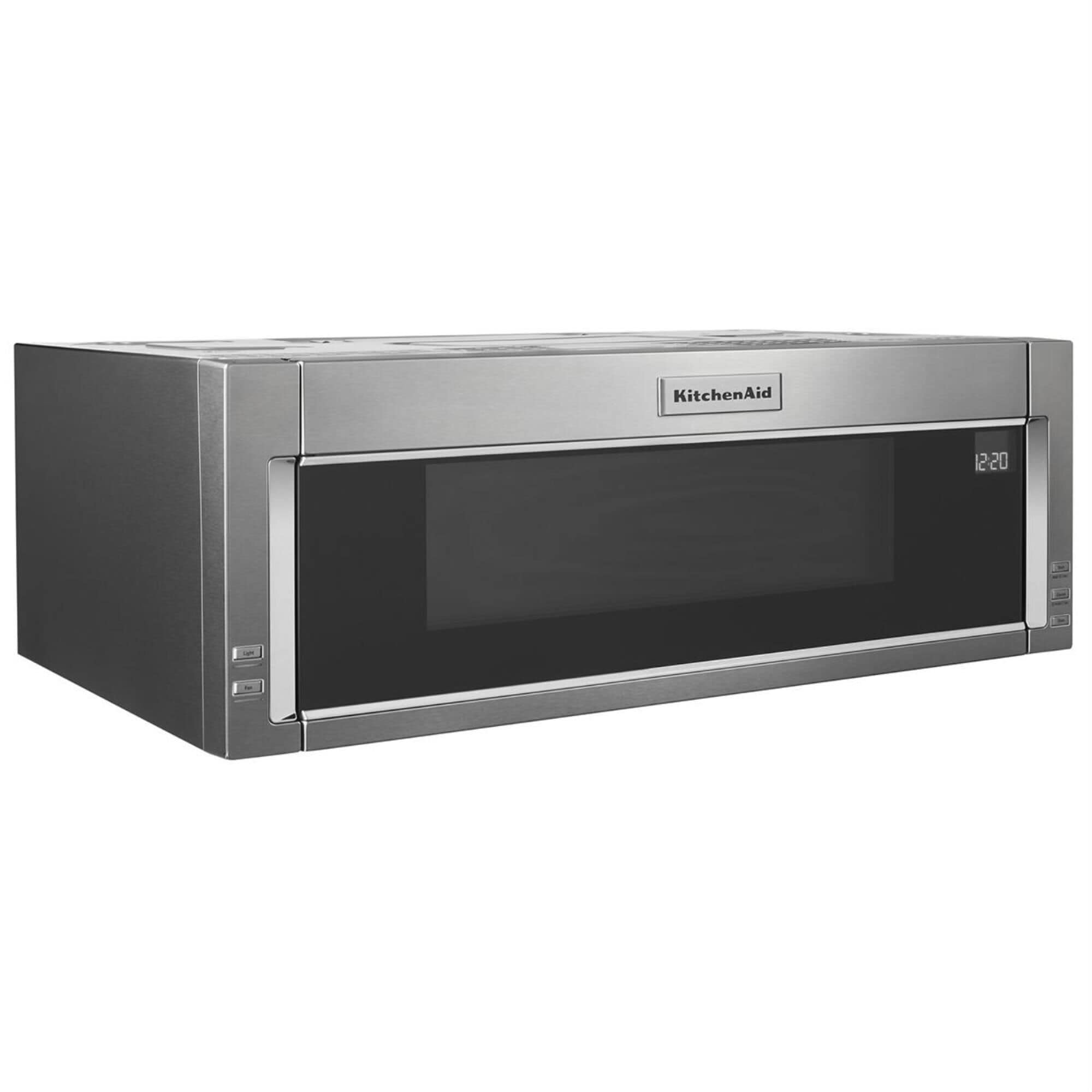 Black stainless steel low profile microwave shop