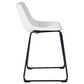 Ashley Centiar 24" Faux Leather Counter Stool in White, , large