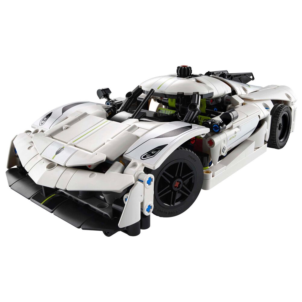 LEGO Technic Koenigsegg Jesko absolut white hypercar toy, , large