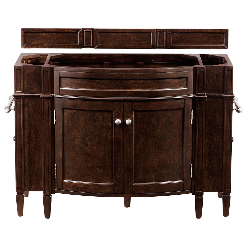 James Martin Brittany 46" Single Vanity Cabinet in Burnished Mahogany, , large