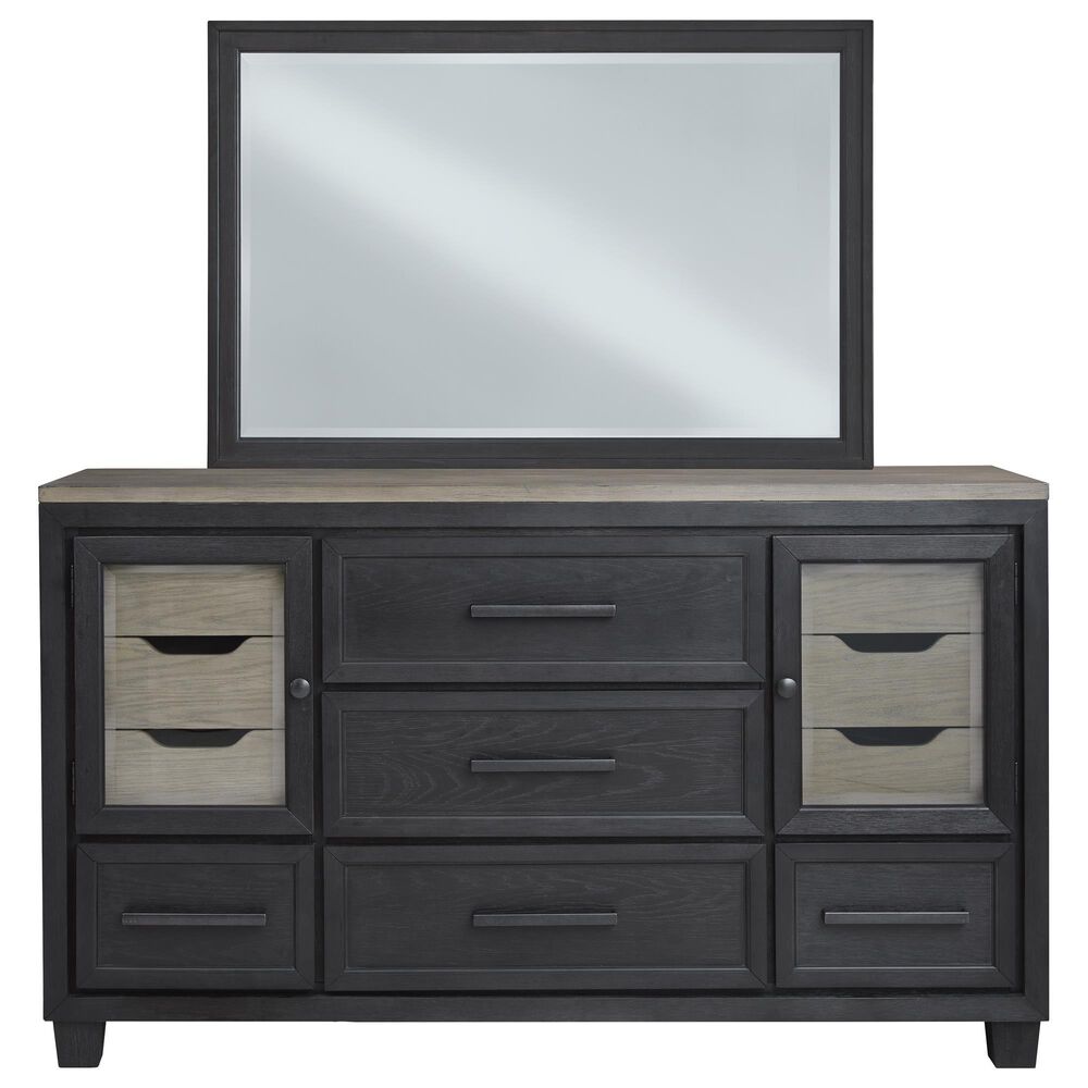Millenium Foyland 5-Piece Queen Bedroom Set in Black and Brown, , large