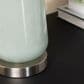 Crestview Collection Glass Table Lamp in Green and Nickel, , large