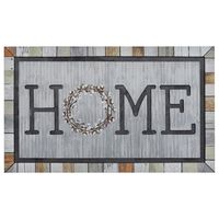 Karastan Doorscapes 1 ft. 6 in. x 2 ft. 6 in. Gray Door Mat