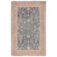Jaipur Province Presley 10" x 14" Birch, Moonlight Blue, Silver Blue, Apricot Orange and Scarlet Sage Area Rug, , large