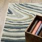 Oriental Weavers Branson 3"3" x 5" Ivory and Blue Area Rug, , large