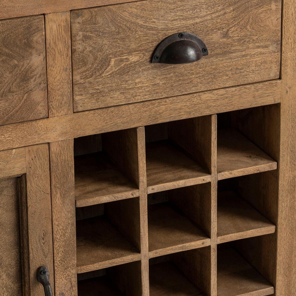 Crestview Collection Bengal Manor Kitchen Island in Brown and Black, , large