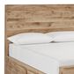 Ashley Hyanna Full Panel Bed with 2 Side Storage in Tan Brown, , large