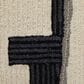 Feizy Maguire 8902F 2" x 3" Ivory and Black Area Rug, , large