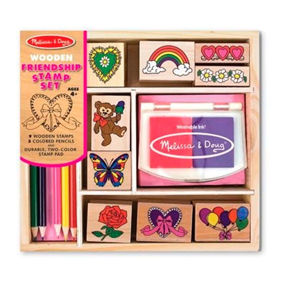 Melissa & Doug Friendship Stamp Set, , large