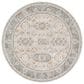 Surya Dresden DRE-2325 Medium Gray, Gray, White, Light Slate, Mustard and Rust 6"7" Round Area Rug, , large