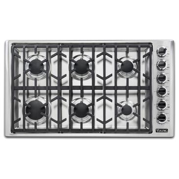 Viking Range 36" Propane Gas Cooktop in Stainless Steel, , large
