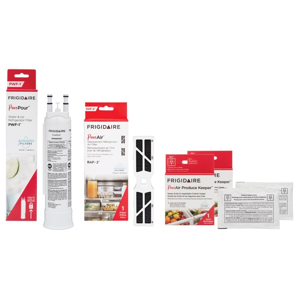 Frigidaire Water and Air Filter Combo Kit with PureAir PK-1 Produce Keeper for Refrigerator, , large