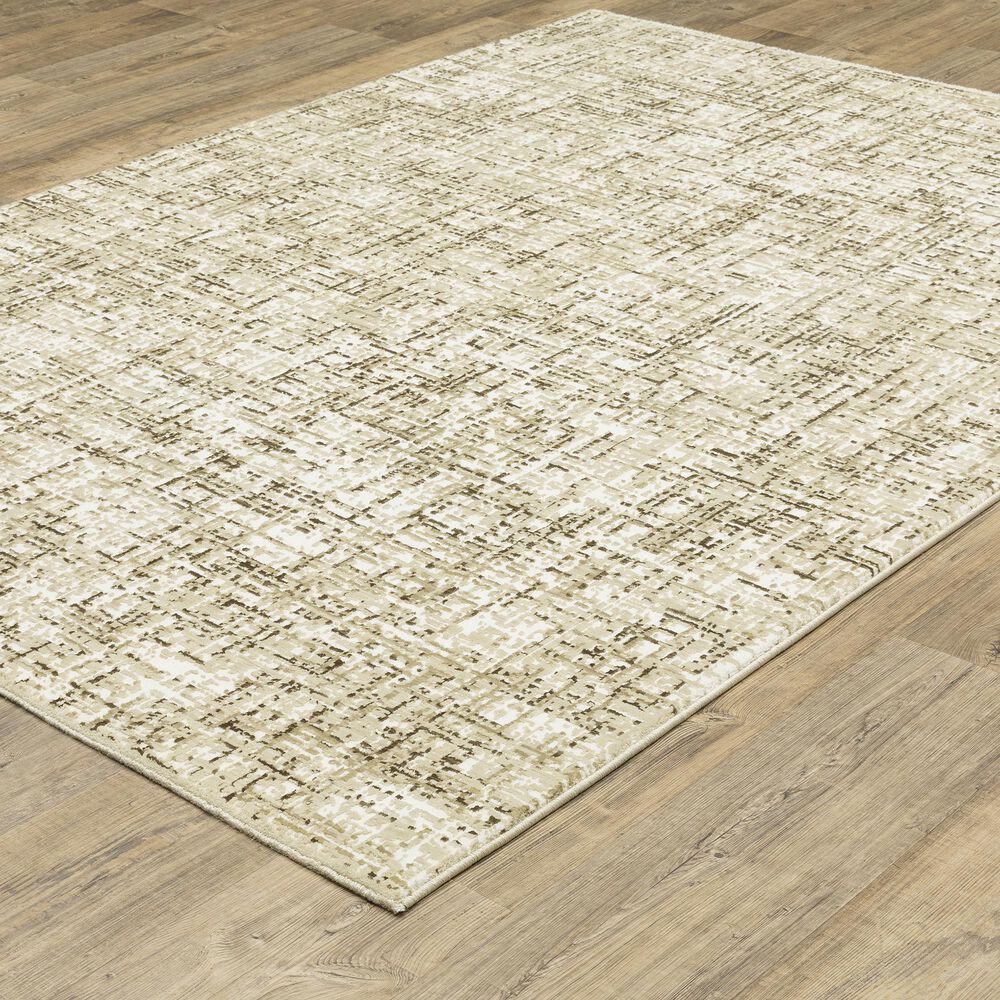 Oriental Weavers Reed 3&#39;3&quot; x 5&#39; Ivory and Brown Area Rug, , large